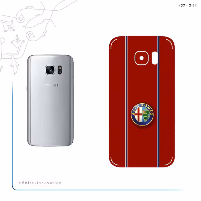 برچسب پوششی ماهوت مدل Alfa Romeo مناسب برای گوشی موبایل سامسونگ Galaxy S7