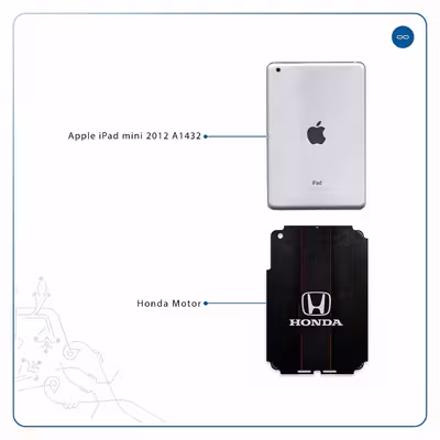 برچسب پوششی ماهوت مدل Honda Motor مناسب برای تبلت اپل iPad mini 2012 A1432