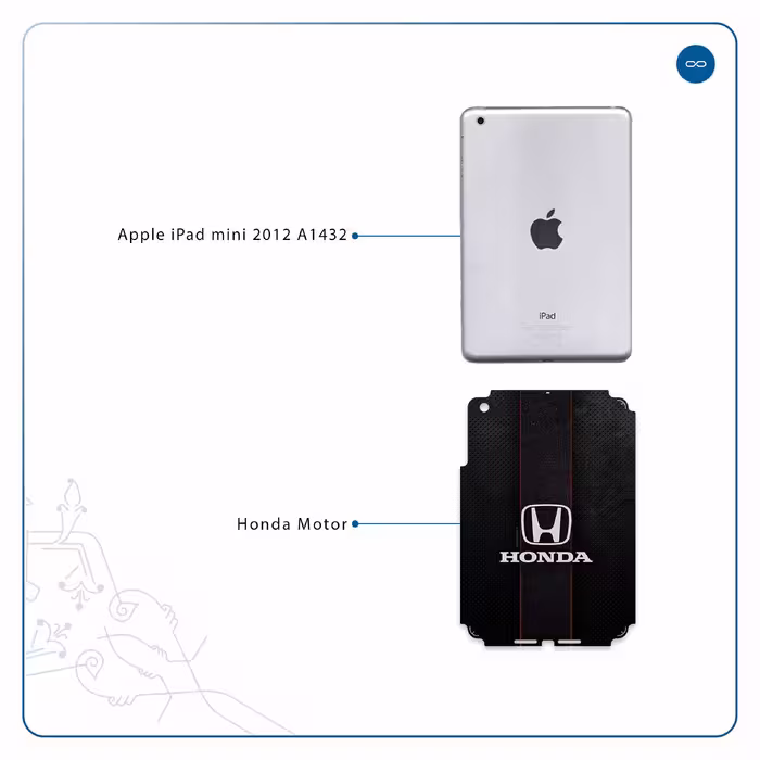 برچسب پوششی ماهوت مدل Honda Motor مناسب برای تبلت اپل iPad mini 2012 A1432