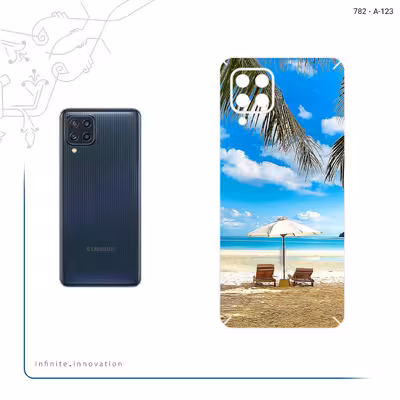 برچسب پوششی ماهوت مدل Beach مناسب برای گوشی موبایل سامسونگ Galaxy M32
