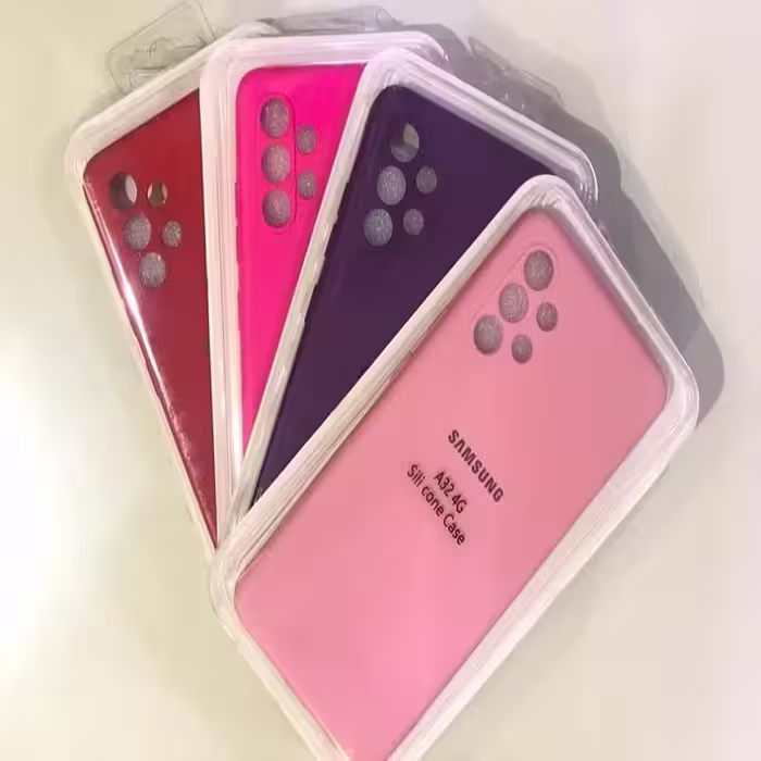 کاور مدل silicone مناسب برای گوشی موبایل سامسونگ Galaxy A32 4G