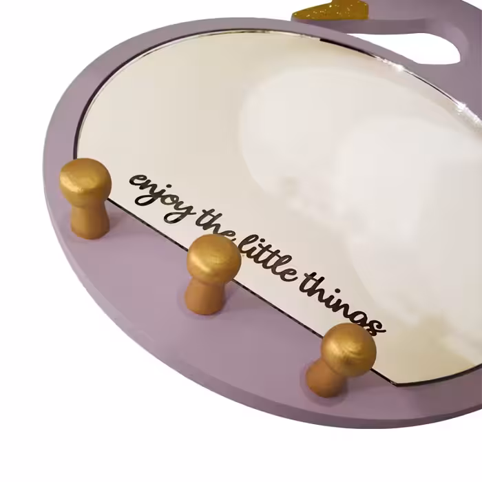 آینه دکوراتیو طرح قو مدل MKids57