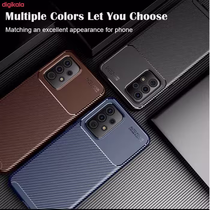 کاور آیرون من مدل AUTO FOCUS مناسب برای گوشی موبایل سامسونگ Galaxy A53 5G به همراه قلم لمسی