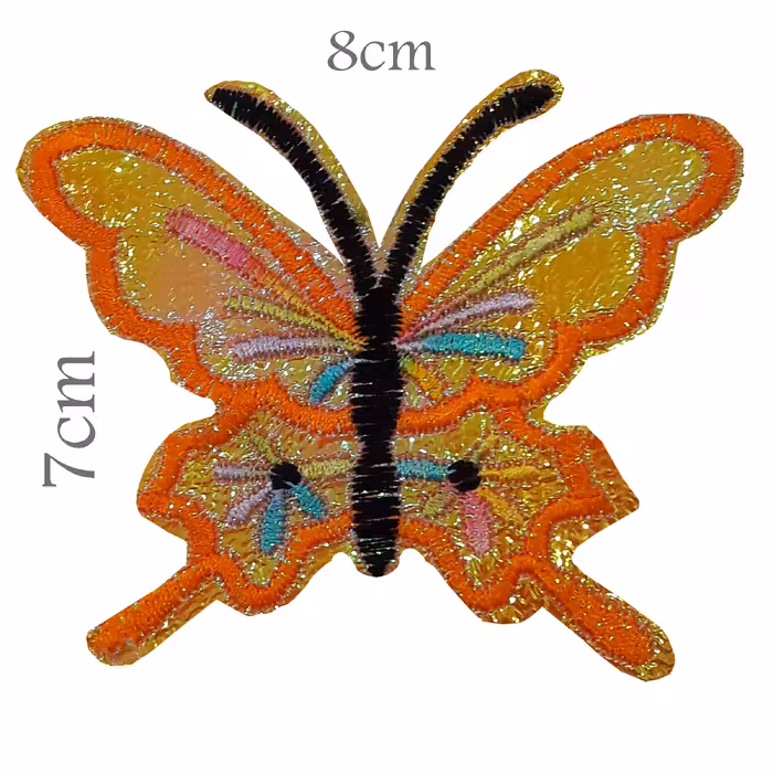 استیکر پارچه و لباس مدل پروانه کد -001