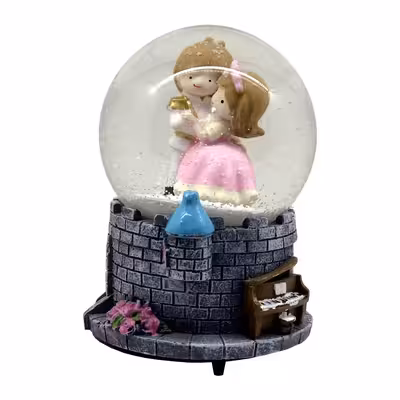 گوی موزیکال مدل پمپی پرنسس و شاهزاده در قصر 