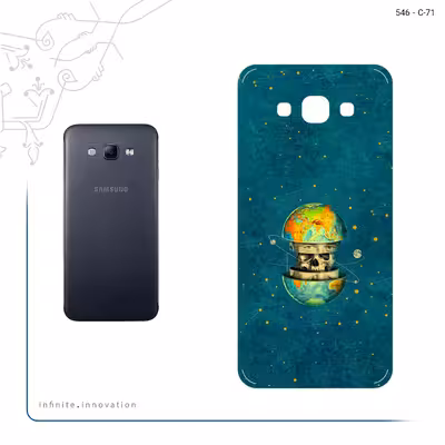 برچسب پوششی ماهوت مدل Collage of Earth Face مناسب برای گوشی موبایل سامسونگ Galaxy A8