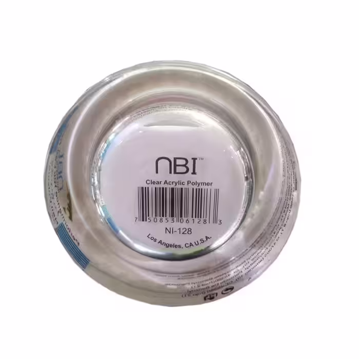 پودر کاشت ناخن ان بی آی مدل clear وزن 28 گرم