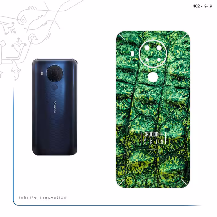 برچسب پوششی ماهوت مدل Crocodile Skin مناسب برای گوشی موبایل نوکیا 5.4