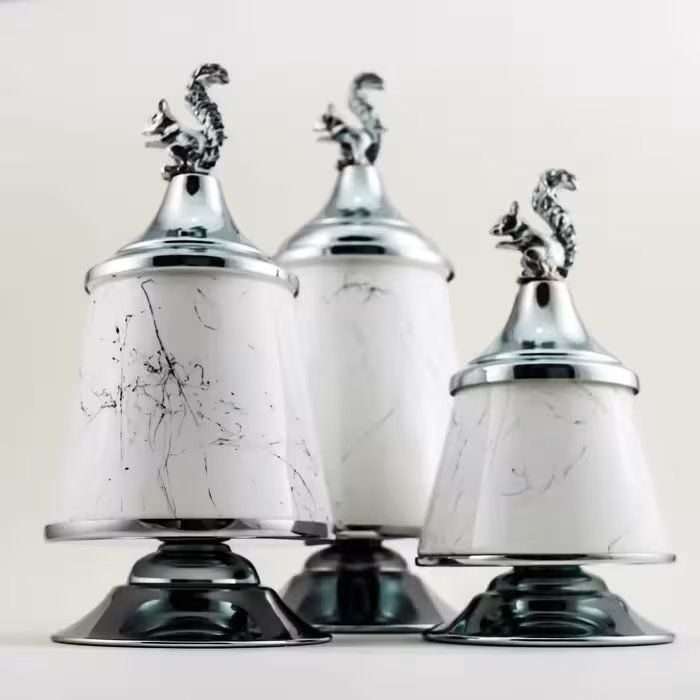  شکلات خوری مدل هرمی کد PLN1025 مجموعه 3 عددی