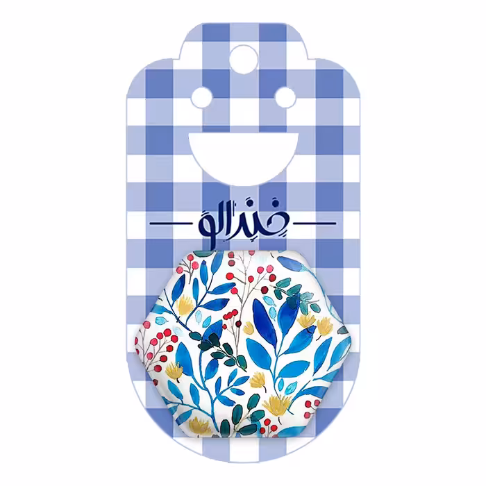 پیکسل خندالو طرح گل گلی مدل شش ضلعی کد 2202