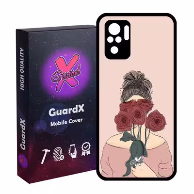 کاور گارد ایکس طرح دختر مدل Glass10284 مناسب برای گوشی موبایل شیائومی Redmi Note 10 4G / Note 10S
