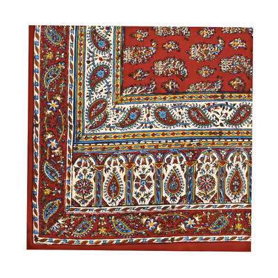 رومیزی قلمکار صدر مدل چلوار طرح کف لپ کد 180