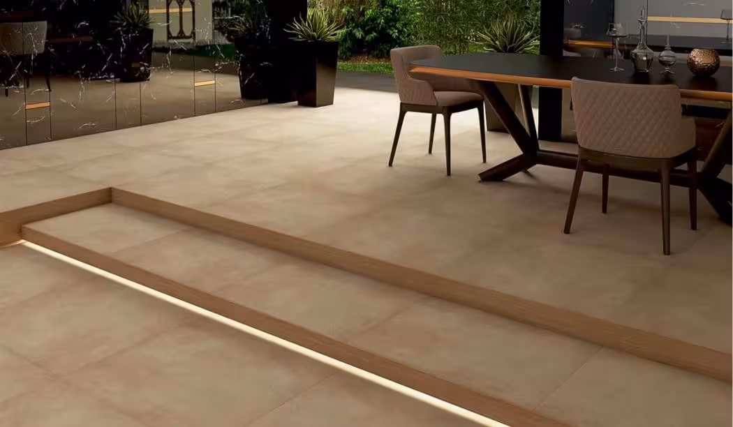 سرامیک کرم تیره ساده 30*30 تکسرام