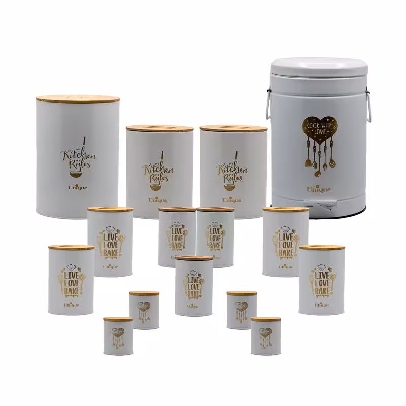 سرویس آشپزخانه یونیک درب بامبو مدل UN-8051