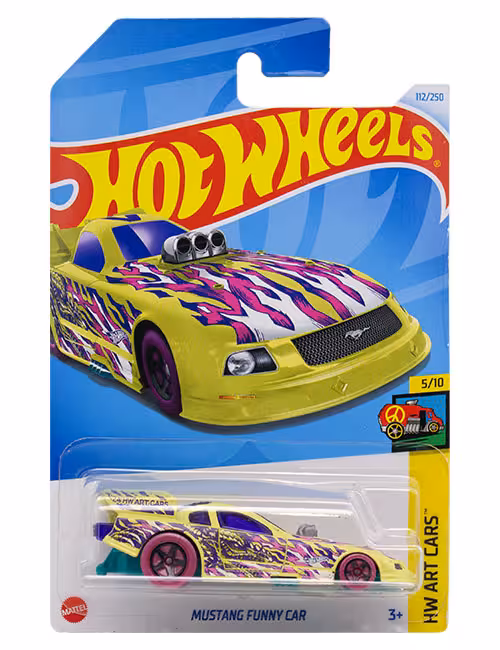 ماشین دکوری مدل Mustang Funny Car برند Hot Wheels
