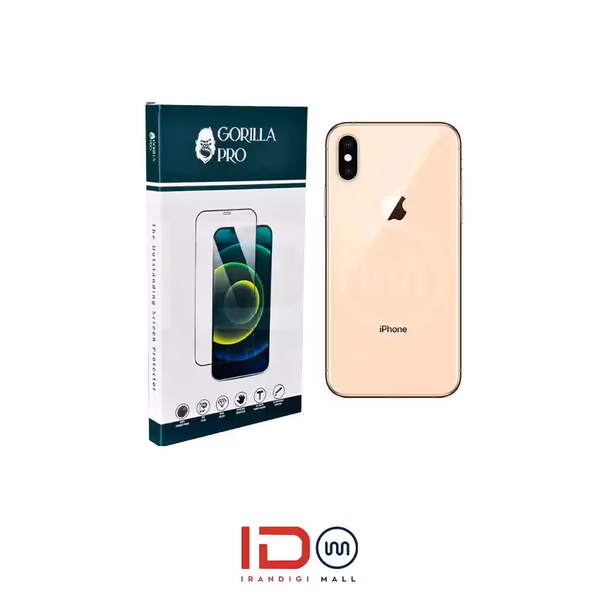 گلس و محافظ هیدروژلی (مات) بدنه گوشی اپل مدل iPhone XS