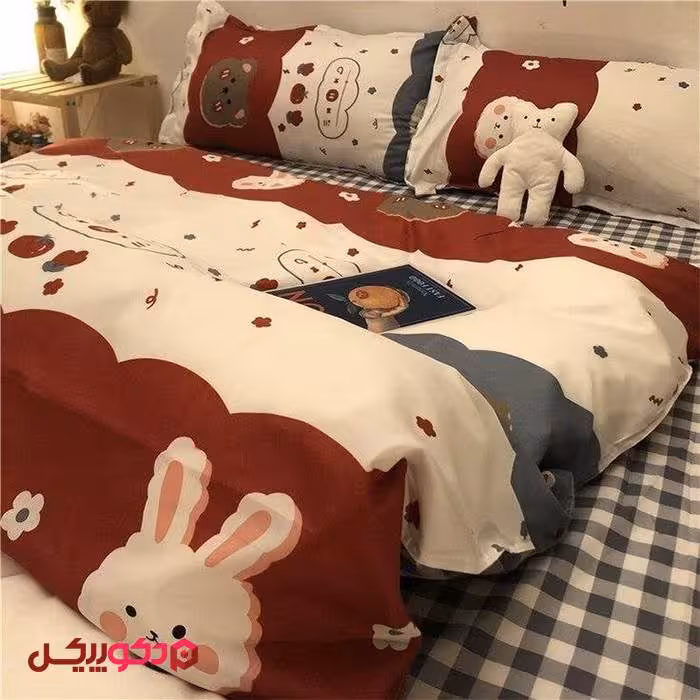 روتختی مخمل هاریکا طرح کودکانه خرگوش MD29