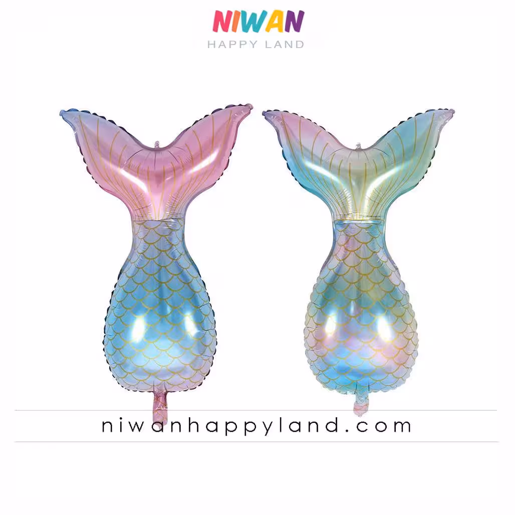 بادکنک فویلی دم پری دریایی