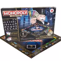 بازی فکری مونوپولی مدل Monopoly World Edition برند هاسبرو اورجینال