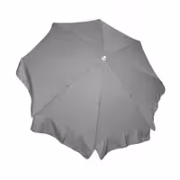 سایه بان قطر دو متر با پارچه نانو طرح ساده آب گریز رنگ طوسی،مسافرتی