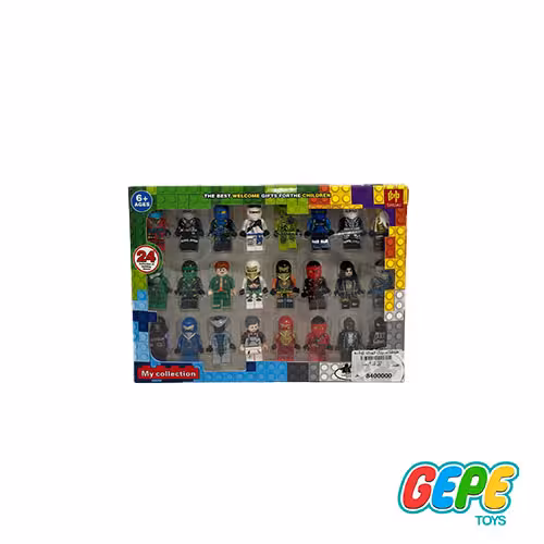 لگو 24 عددی مینی فیگور شخصیت‌های ماین کرافت