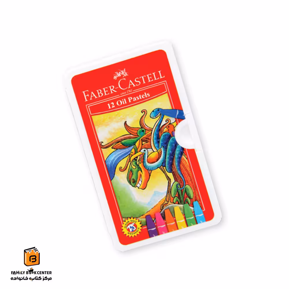 پاستل روغنی 12 رنگ فابرکاستل (FABER CASTELL)