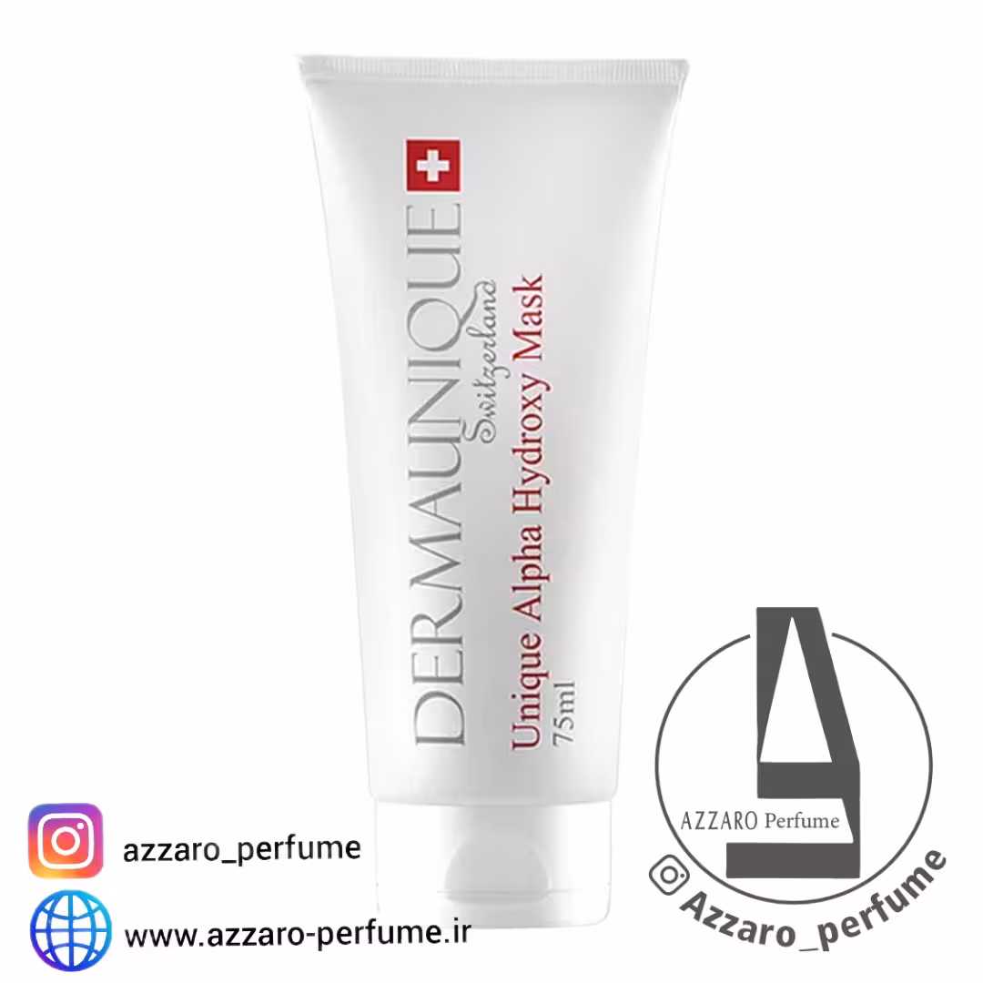 ماسک صورت لایه بردار AHA درمایونیک DERMAUNIQUE حجم 75 میل