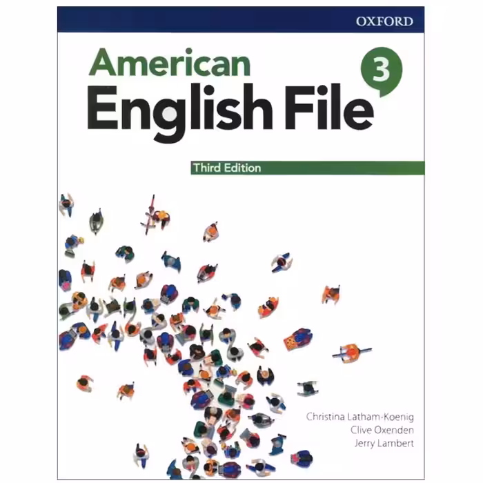 کتاب American English file 3 3rd ، ( کتاب امریکن انگلیش فایل 3 ویرایش سوم ) اندازه وزیری