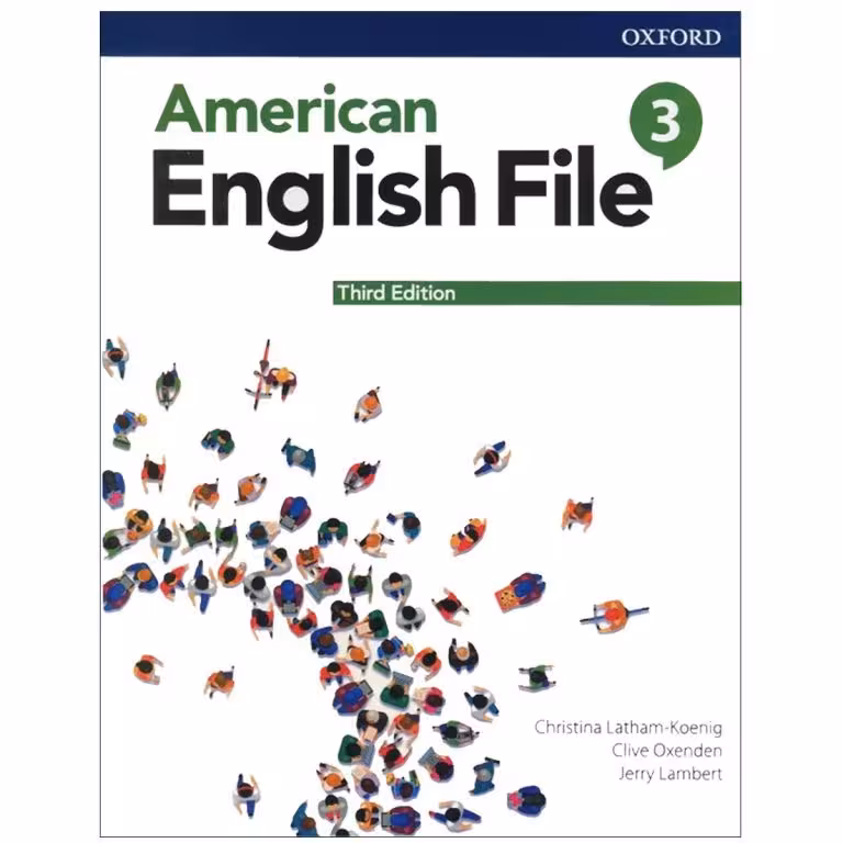 کتاب American English file 3 3rd ، ( کتاب امریکن انگلیش فایل 3 ویرایش سوم ) اندازه وزیری