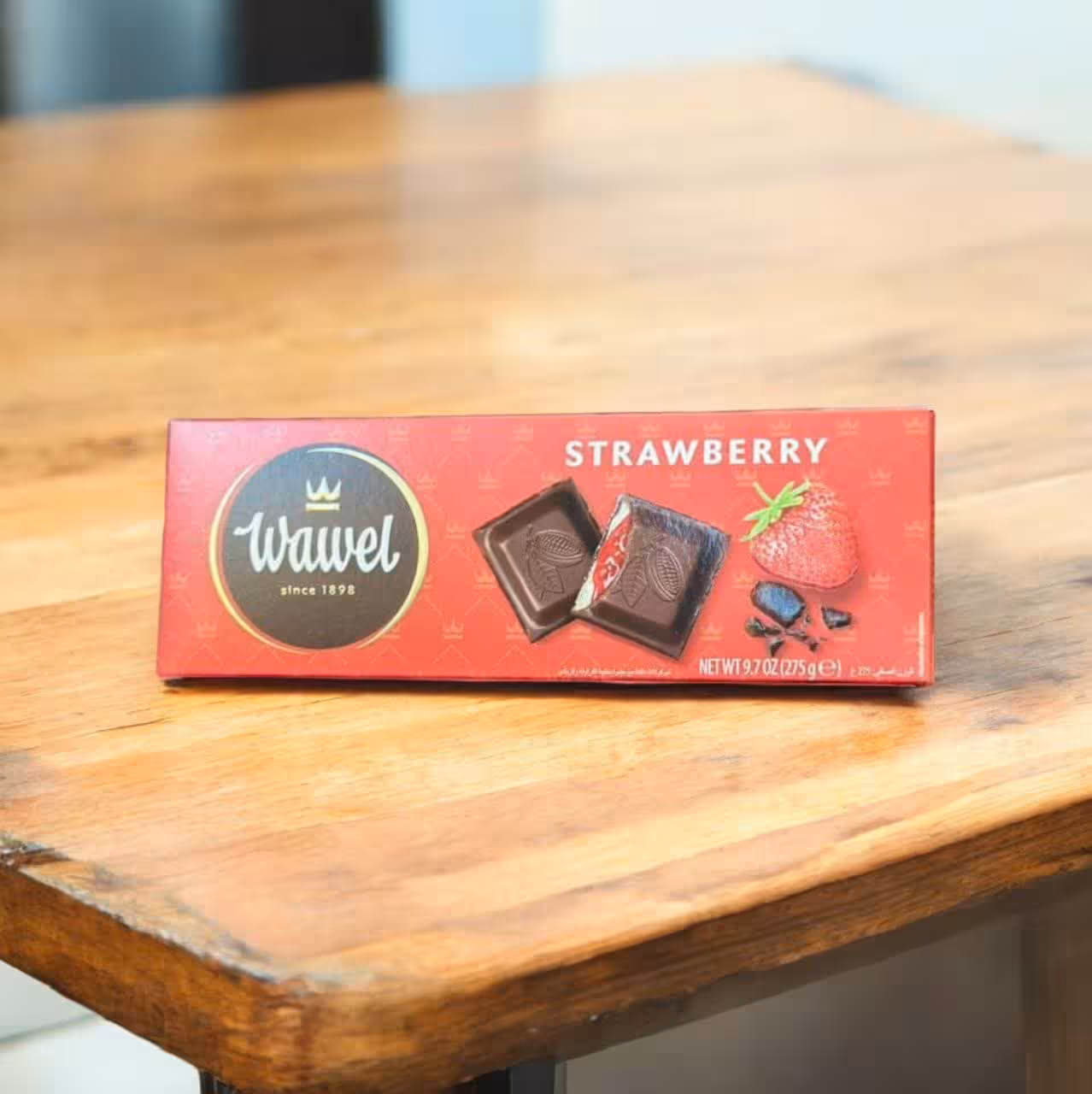 تابلت شکلات تخته‌ ای وا‌ول با مغزهای توت فرنگی