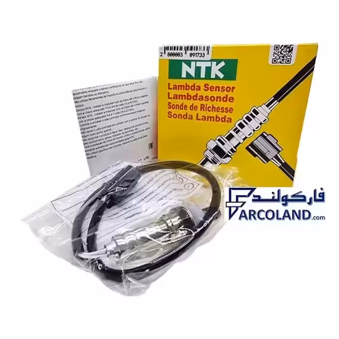 سنسور اکسیژن ان تی کی NTK اصل ژاپن سوکت مشکی زیمنس کد OZA632-SZ2