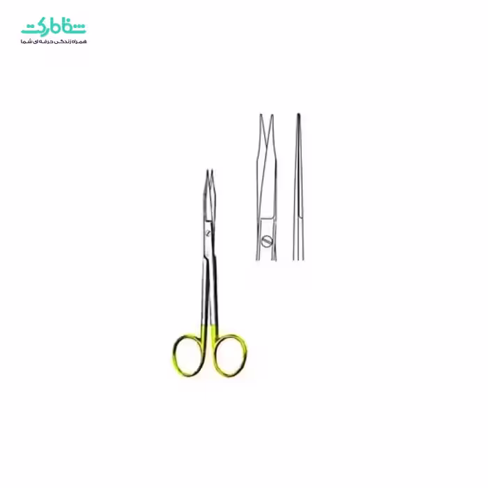 قیچی دسته طلایی بلند سرصاف BJB 078
