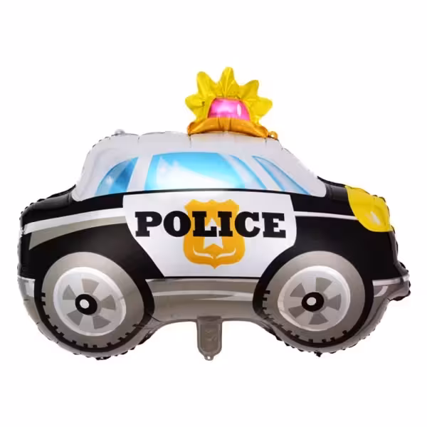 بادکنک فویلی طرح ماشین پلیس