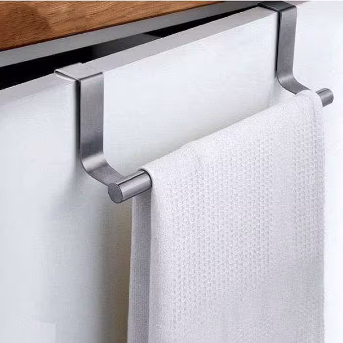 آویز دستمال و حوله کابینتی استیل