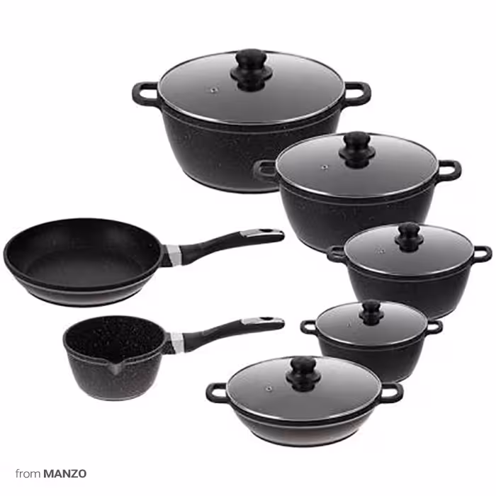 سرویس قابلمه 12 پارچه زرساب مدل ملورین