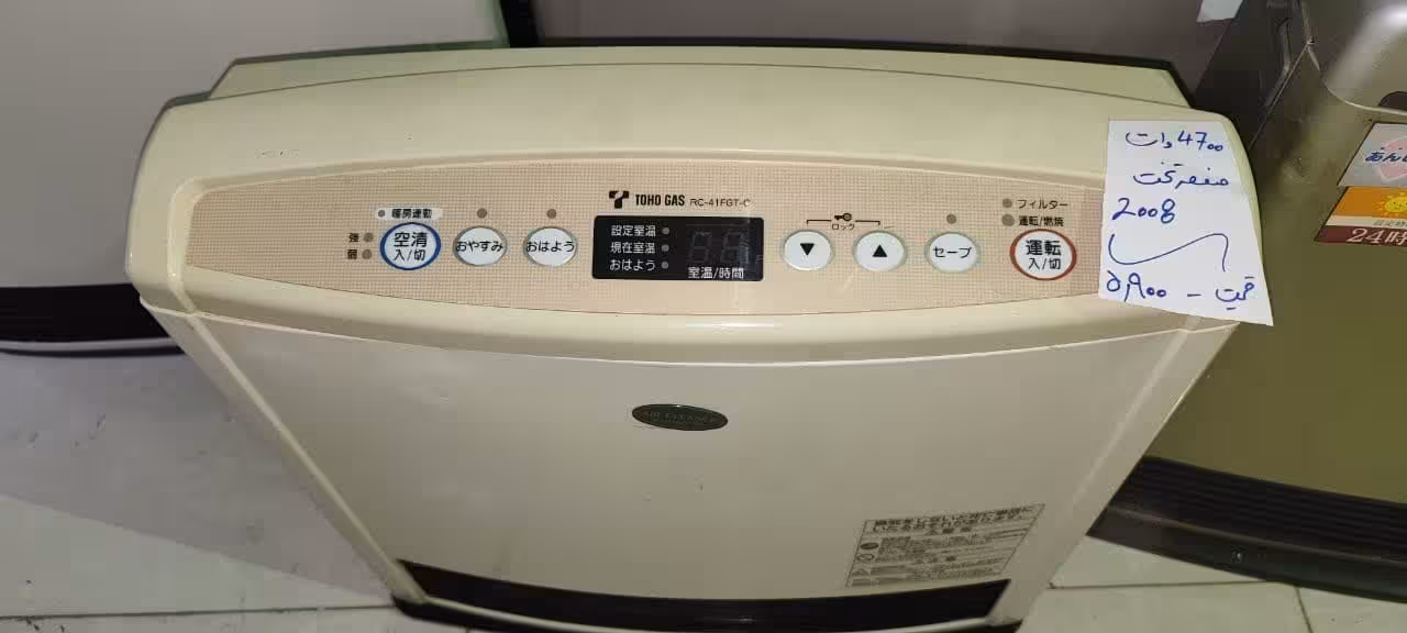 بخاری گازی برقی ژاپنی 2008 وات 2500 دست دوم  زاپن برند