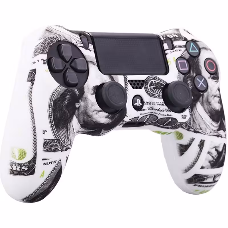 روکش دسته PS4 طرح دلار
