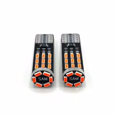 لامپ اس ام دی خودرو مدل 24 SMD نور قرمز بسته 2 عددی