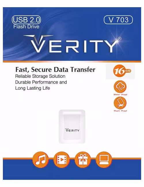 فلش مموری وریتی مدل V703 ظرفیت 16 گیگابایت