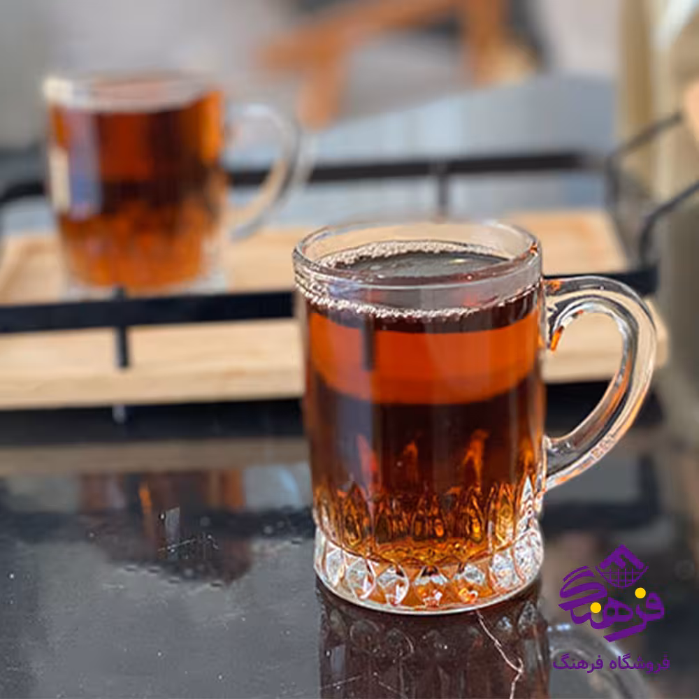 نیم لیوان وترو دسته دار کادو کاوه (6دک)
