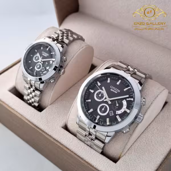 ساعت مچی سیتیزن طرح سه موتوره  فلزی جدید  ct255