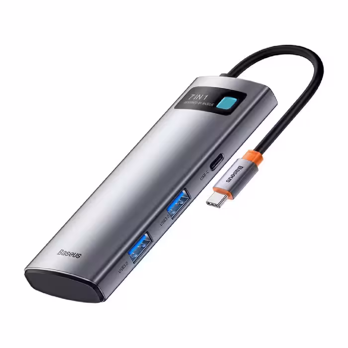 خرید هاب 7 پورت usb-c باسئوس مدل WKWG020113