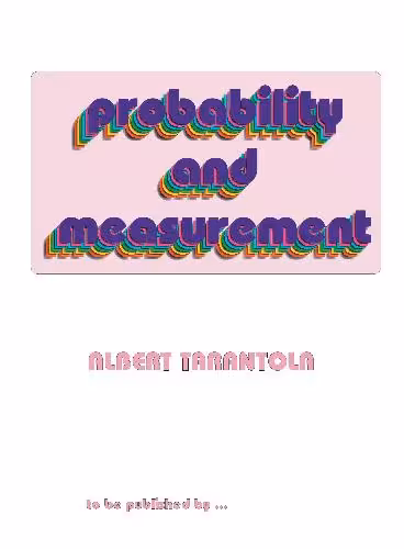 خرید و دانلود نسخه کامل کتاب Probability and measurements