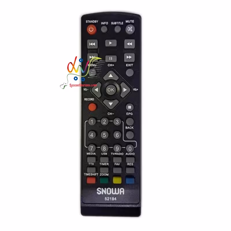 کنترل گیرنده دیجیتال اسنوا 52194
