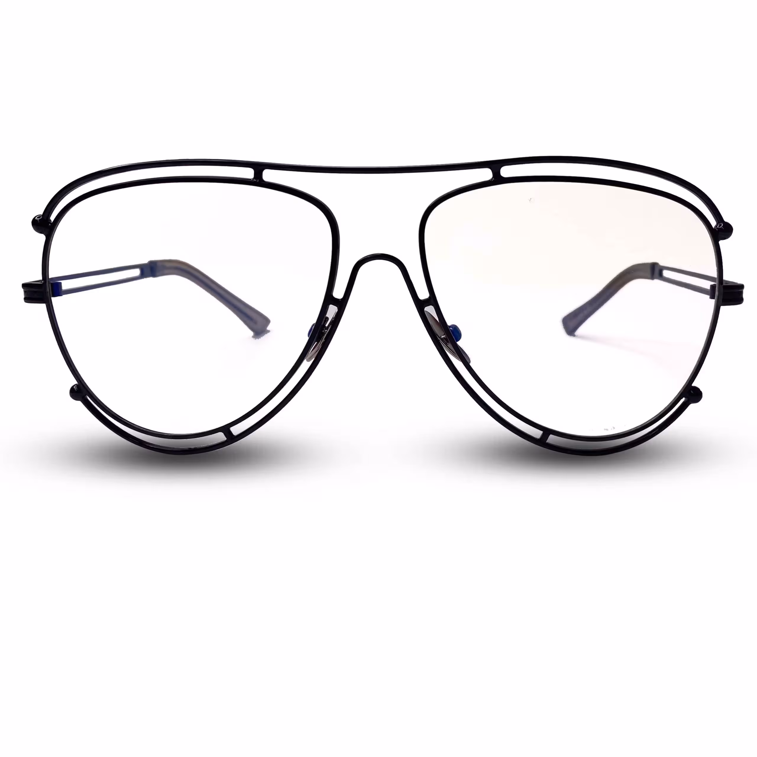 عینک طبی مدل خلبانی برند پلیس مشکی b160 اورجینال
