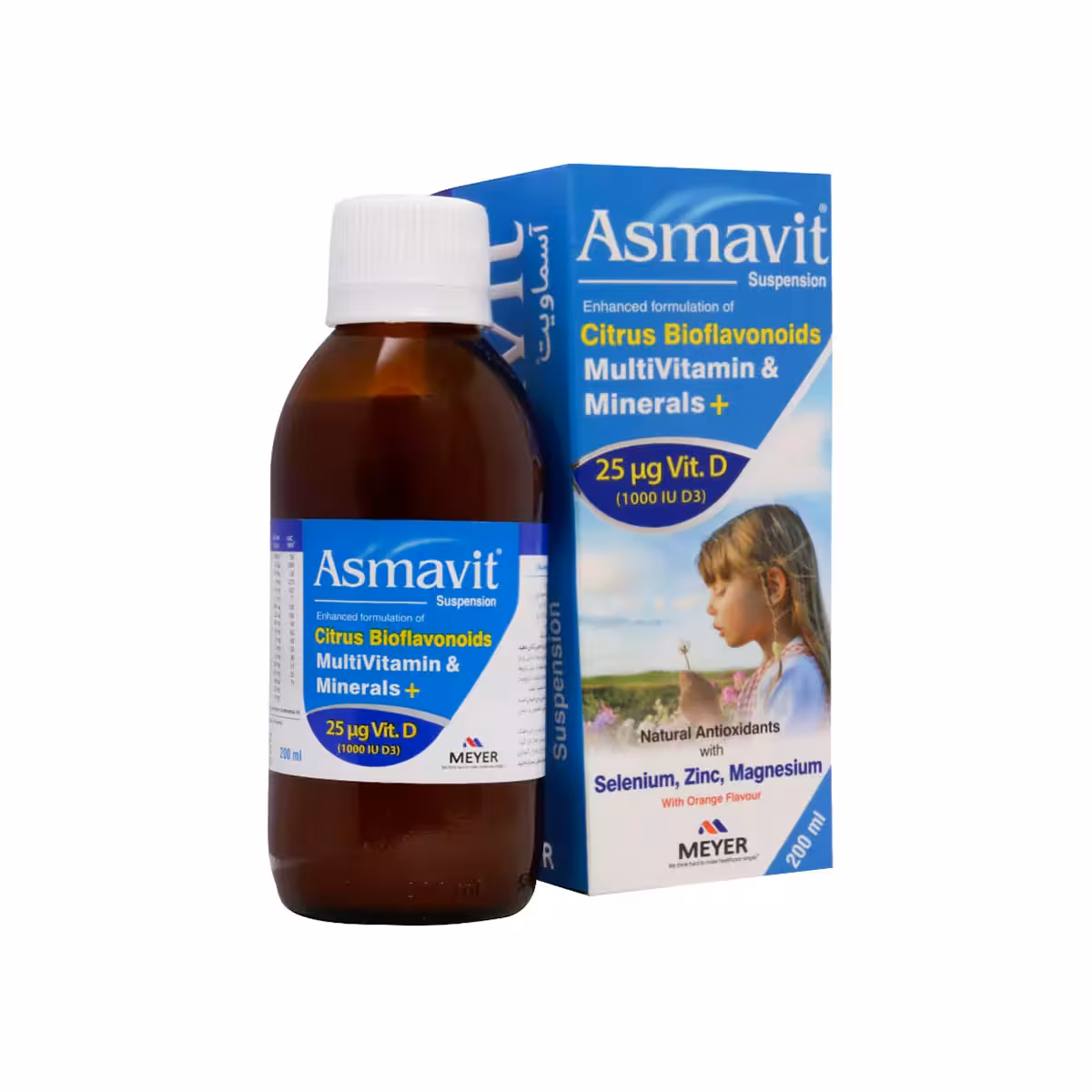 شربت آسماویت حجم 200 میلی لیتر ویتابیوتیکس