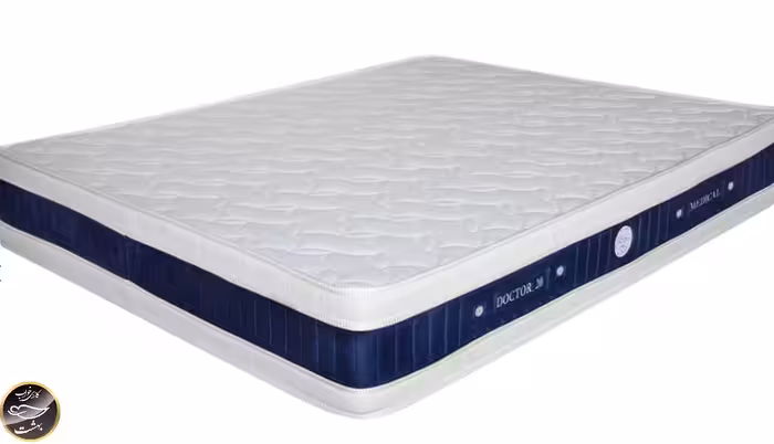 تشک مدیکال پلاس سفت (Hard) دو نفره سایز 140x200 سانتی متر دارای مموری فوم (فول طبی - بدون فنر)