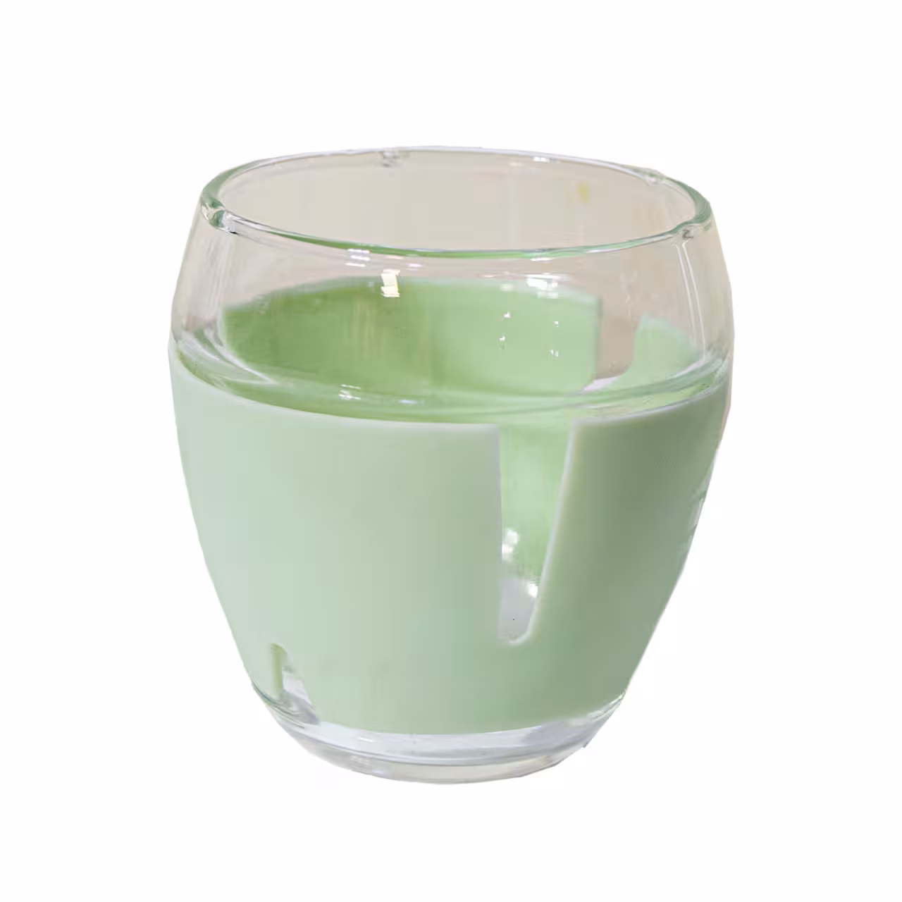 لیوان شیشه ای مانیا مدل کاور دار