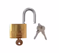 قفل آویز طلایی سایز 50 SUN MAX