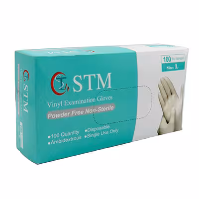 دستکش یکبار مصرف100 عددی STM